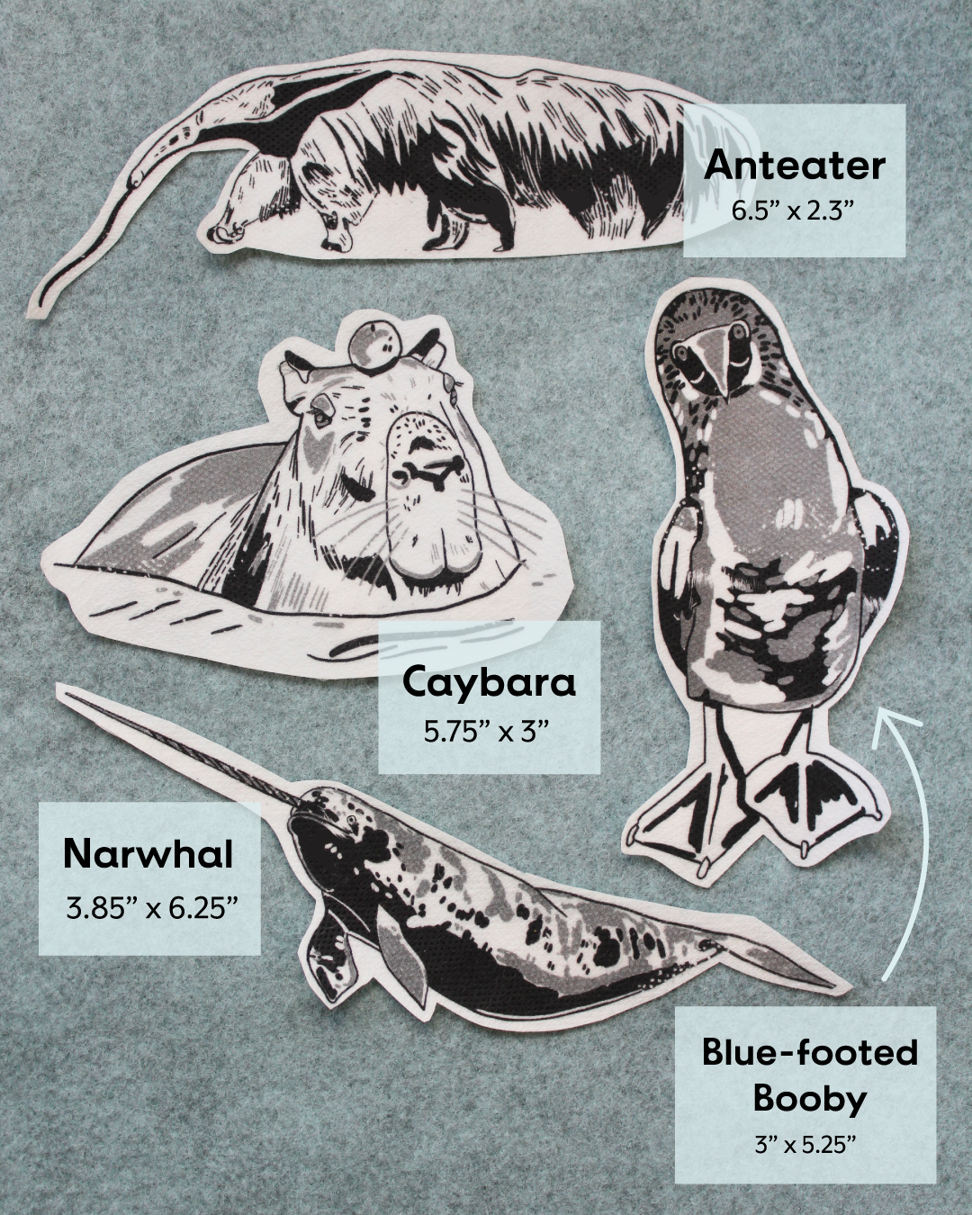 Make Your Own Menagerie: 4 DIY Stick-On Embroidery Patterns