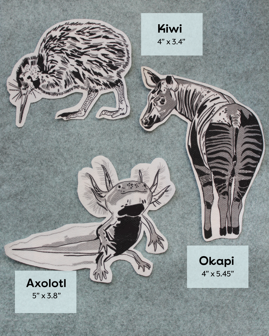Make Your Own Menagerie: 4 DIY Stick-On Embroidery Patterns