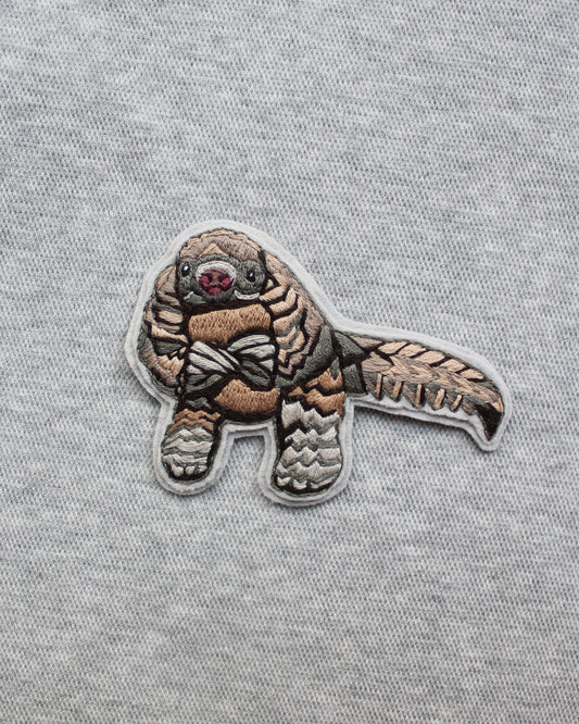 Pangolin Embroidered Patch Kit