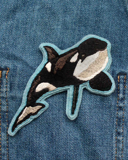 Orca Embroidered Patch Kit