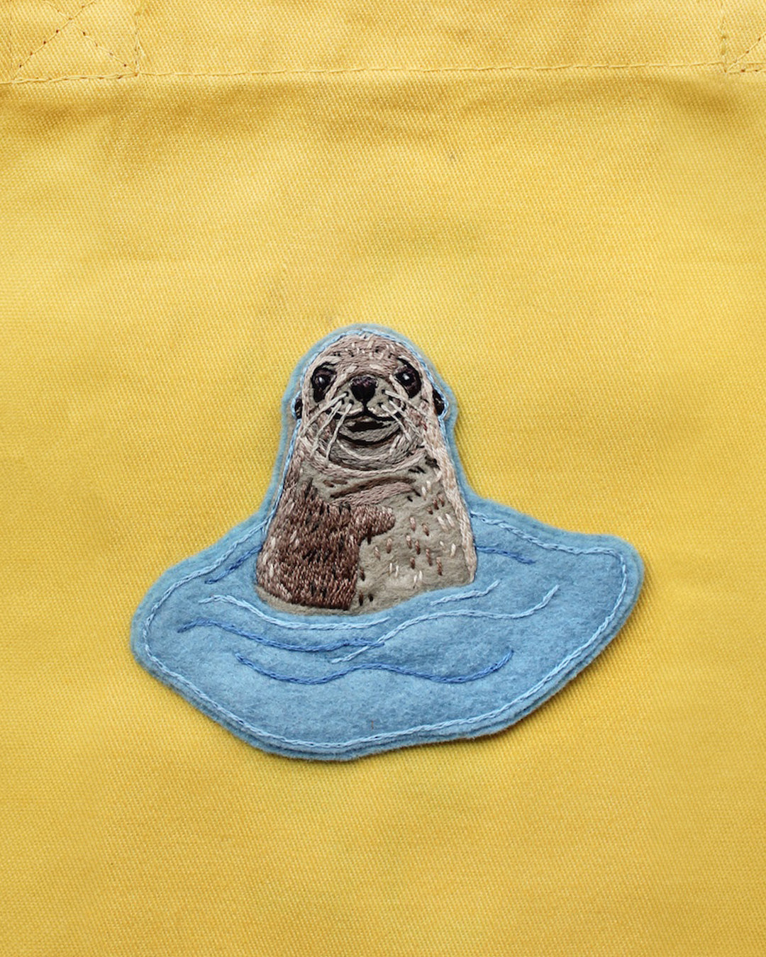 Sea Lion Embroidered Patch Kit