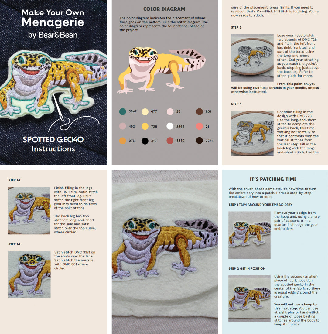 Spotted Gecko Patch Kit